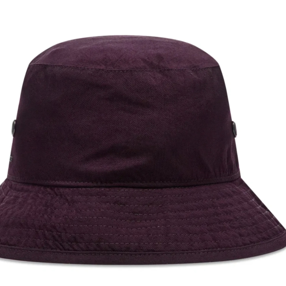 Acne Studios Nylon Bucket Hat Maroon Red Brimmo - Picture 2 of 4